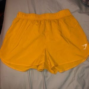 Gymshark Yellow Training Shorts